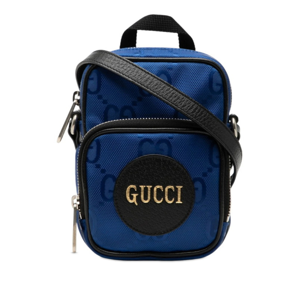 GUCCI Black Leather Shoulder Bag